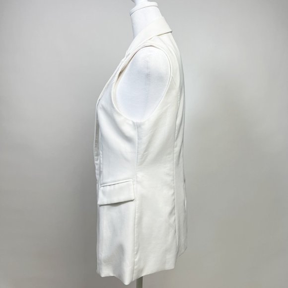 Stylish White Vest for Women Pre-owned - Size S - Picture 4 of 9